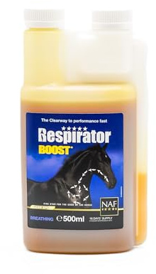 NAF Five Star Respirator Boost 500ml Horse Lung & Breathing Support | Supports healthy respiratory function and lung capacity with herbs, Vitamin C and essential oils