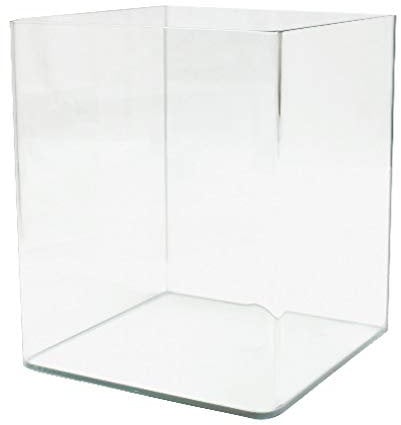 Amtra Nanotank 20 - Tanque Acuario 20 Litros - Caja De Cristal Extra Claro 25 X 25 X 30 Cm - Tanque Para Goldfish O Como Tortuga Tanque Para Tortugas De Agua Con Tapete Amortiguador Incluido