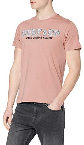 s.Oliver 28.906.32 2/376, T-Shirt Homme, Rose (Tea 4173), Medium