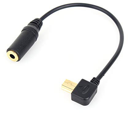 Madezz Microphone Adapter Cable, Audio Microphone USB MIC Link Adapter Connector Cable Wire For GoPro 3 4