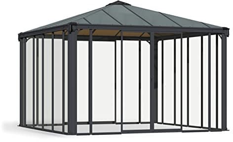 Ledro 3600 Closed Garden Gazebo, grau