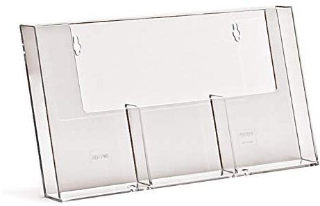 taymar Wandhalter 3 Fächer x 1/3 A4 (Innenmaß: 10.4 cm) nebeneinander