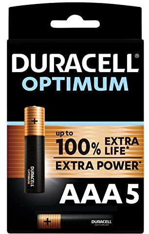 Batterie Duracell optimum 100% 5xaaa