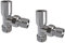 1/2 x 15mm Designer Radiator Valve Angled Chrome Finish Brass Radiator Valve Manual Chrome Valves
