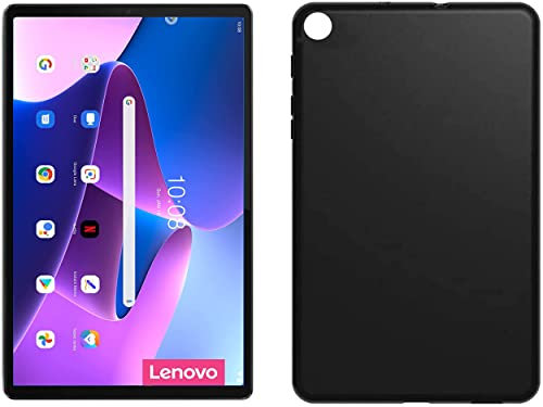 YHFZR Funda Carcasa para Lenovo Tab M10 Plus 3rd Gen 10,6'', Silicona TPU Flexible [Anti-rasguño] Funda Protectora Case Cover para Lenovo Tab M10 Plus 3rd Gen 10,6'' TB-125/128FU, Negro