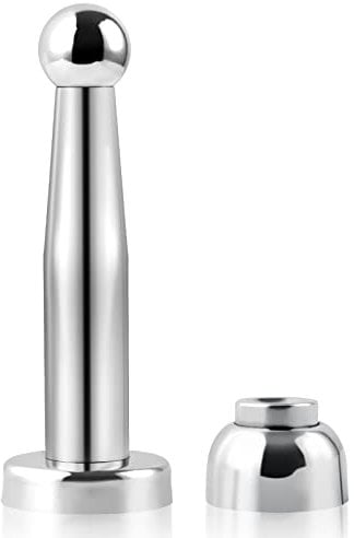 Magnetic Door Stop, 7 Inch Long Door Stop, Stainless Steel, Heavy Duty Magnetic Door Stopper Floor Wall Mount Soft-Catch Magnetic Door Holder Catch Doorstops to Keep Door Open