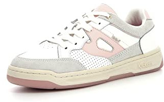Kikouak Jr, Sneakers Basses Mixte, Blanc Rose, 35