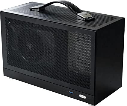 Fowybe ITX Case | Computer Case Mini ITX PC Chassis | USB Open Studio Chassis, Portable MINI ITX Chassis Supports PC Case