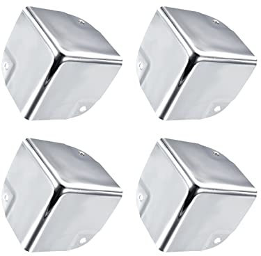 QUARKZMAN 5x5x5cm Kasten Eckschutz x 4PCS Holzkasten Kantenschutz für Tische Werkzeugkasten Holzkisten