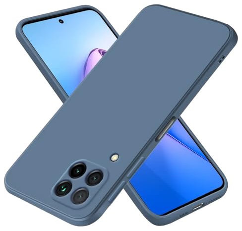 EASSGU Custodia per HUAWEI P40 Lite 4G (6.4 Inches), Cover Morbida in Silicone TPU - Grigio lavanda