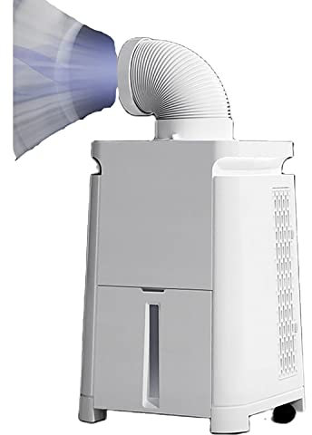 Condizionatore d'aria portatile, unità CA a pavimento 3 in 1 con deumidificatore integrato, modalità di ventilazione, raffreddamento del compressore, 12 ℃ sotto la temperatura ambiente per stanze