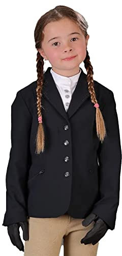 Aubrion - Veste d´équitation WELLINGTON - Enfant (81 cm) (Noir)