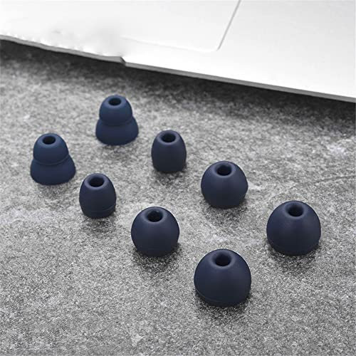 8 PCS Silikon-Ohrstöpsel für beats Flex/Beats X/Beats Pro Kopfhörer Ohrkappen Ohrpolster Ersatz Soft Ear Plug EarBuds Zubehör (dunkelblau)