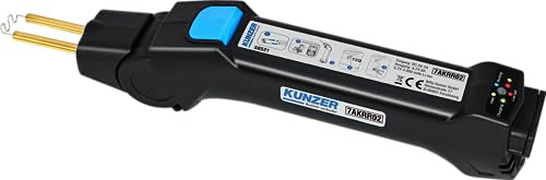 Kunzer 7AKRR02 Akku-Kunststoffriss- Reparatursatz - 9-tlg im Koffer, Kunststoffschweißgerät, Schnellreparatur für Kfz