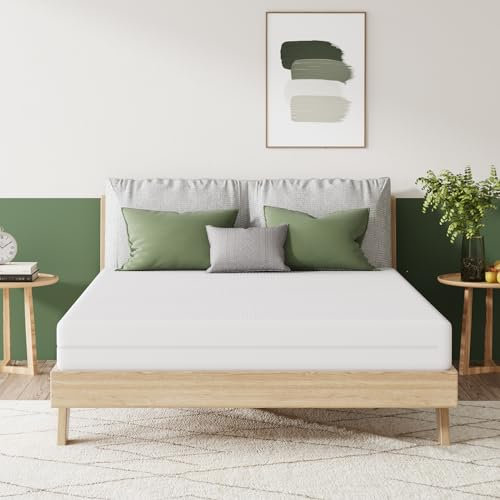 Novilla Matelas 90x190, 14CM, Matelas en Mousse en Matériau Bambou, Certifié Sûr et Fiable par CertiPUR-US et Oeko-TEX, Démontable et Lavable, Tissu Doux pour La Peau, Soutien Confortable