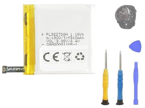 Aousavo PL322728H PL322728H - Batería de repuesto compatible con Amazfit Stratos 3 A1928 Smartwatch con kit de repuesto
