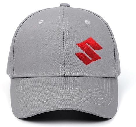 QWTYAFF Auto-Baseballkappe,Für Suzuki Verstellbare Waschbare Baseball Cap Running Sport Kappe Outdoor Sonnenmütze,OneSize-E