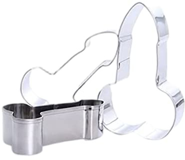 SunaOmni Ensemble d'emporte-pièces en Acier Inoxydable, Moule de Cuisson pour Fondant à Biscuits, Bricolage, emporte-pièces à pâtisserie pour pénis, 3 pièces