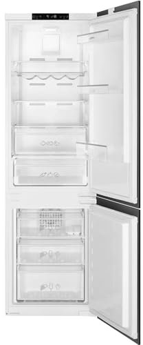 Smeg C8175TNE - Frigorifero da incasso, combinato, 254 litri, No Forst, Classe energetica E