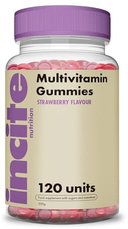 Strawberry Multivitamin Gummies for Adults (120 Count) – 12 Essential Vitamins & Minerals – 2‑Month Supply – Supports Immunity, Energy & Skin – Non‑GMO, Gluten‑Free