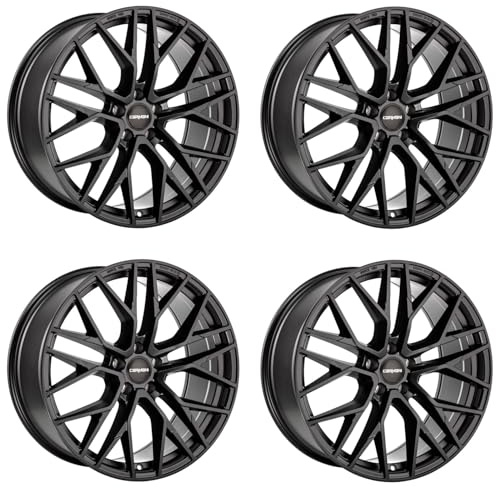 4x Carmani Felgen Alufelgen 20 Ludwig 8,0x18 ET45 5x112 black matt kompatibel mit Mercedes A B C-Coupé C CL CLA E GLA GLB GLK S Viano Vito V