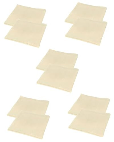Garneck 10 Piezas estopilla de cocina cleanseen paños cleansen paños cleanseen bayeta paños de limpieza colador de leche gasa para colar paño de uso de queso paño colador Beige