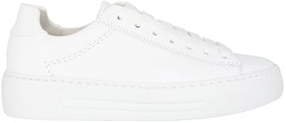 Gabor Damen Low-Top Sneaker, Frauen Halbschuhe,Leichte Mehrweite (G),Strassenschuhe,Sportschuhe,Freizeitschuhe,Turnschuhe,Weiss,41 EU / 7.5 UK