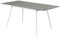 B&D home Esstisch LIO, ausziehbar 120-160 x 80 cm, 4-6 Personen Küchentisch Holztisch mit Metallgestell für Esszimmer, Küche, skandinavisch Design, Beton Optik, 11219-120-FW-BETO