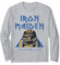 Iron Maiden - Pyramid Sphinx Heather Grey Long Sleeve T-Shirt