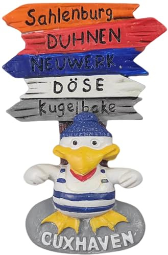 Cuxhaven Deutschland Tourist Souvenir 3D Kühlschrank Magnet Kühlschrank Dekoration Magnet
