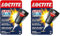Loctite Super Glue Power Gel, Flexible Super Glue Gel, Superglue with Non-Drip Formula for Vertical Applications, Clear Glue with Precise Nozzle, 1x4g (Pack of 2)