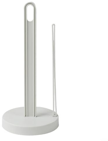 Porte-rouleau d'essuie-tout portable avec ventouses puissantes pour un positionnement sûr sur n'importe quel support (blanc)