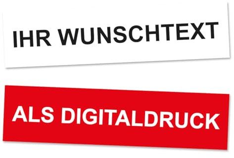 foliado® 2 x Wunschtext Aufkleber Schriftzug Buchstaben als selbstklebender Digitaldruck - Aufkleber selbst gestalten - 2-farbig Auto Text Werbung Aufkleber Schriftzug | wasserfest | UV-beständig 008