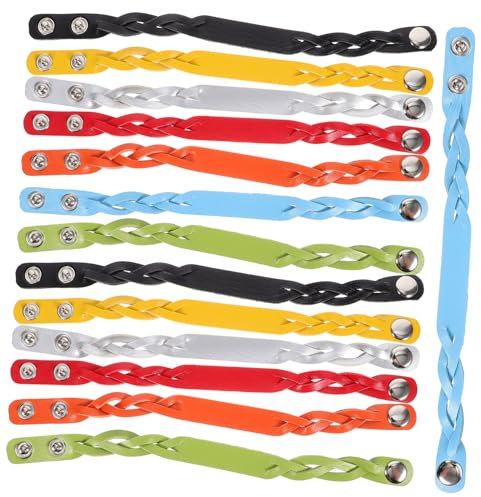 SHINEOFI 14stücke Armband Mit Gravurrohlingen Verstellbares Armband Für Diy Bunte Armbänder Mit Blanker Oberfläche Gravurdesign Crafting