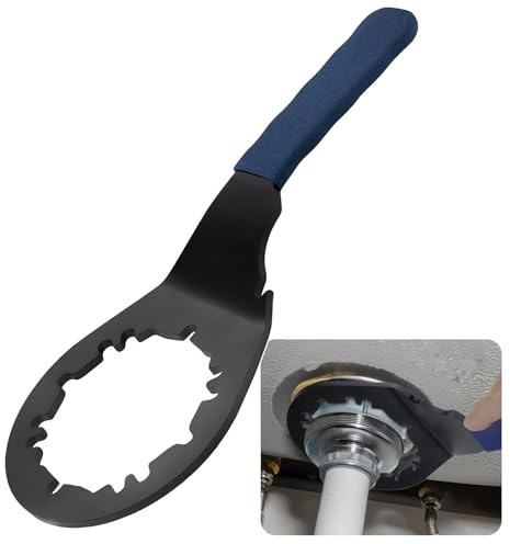 Sporthfish Universal Sink Drain Wrench for Strainer Locknut Loosening and Tightening