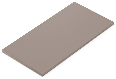 AUPROTEC Tischplatte 19mm Congo 80x40 cm I Spanplatte mit 2mm ABS Kante & PU-Verleimung I melaminharzbeschichtet I robust & wasserabweisend