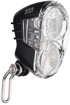 AXA Echo 15 Switch – Dynamo Fahrradlicht – 15 Lux – mit Reflektor – Sichtbar von der Seite – StVZO zugelassen