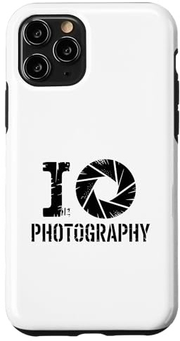 Fotografia Fotocamera Obiettivo Apertura Testo Custodia per iPhone 11 Pro