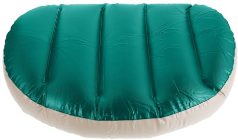 AMUSLESUR Outdoor Bootssitzkissen Aufblasbar 46X34cm PVC Sitzpolster für Kajak und Schlauchboot für Angler und Paddler