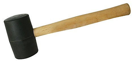 Silverline 598492 Mazzuolo in Gomma Nera, 900 G