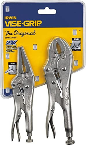 IRWIN Vise-Grip Lot de 2 pinces de blocage originales avec jeu de pinces coupantes 36