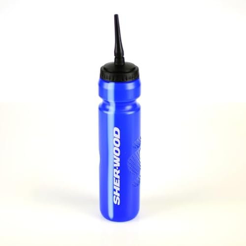 Sherwood SWD Trinkflasche 0,7 Liter mit Trinkhalm, Farbe:blau