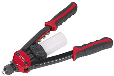 Sealey Ak3982 Compact Riveter with Collection Bowl Heavy-Duty