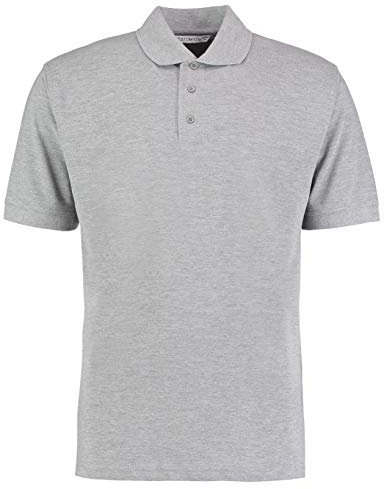 Kustom Kit Unisex Comfort Finish Klassic Polo Shirt Heather Grey M