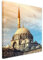 Eau Zone GmbH Kunstdruck auf Leinwand 90x90cm Architekturfotografie – Yeni Cami Moschee in Istanbul Türkei