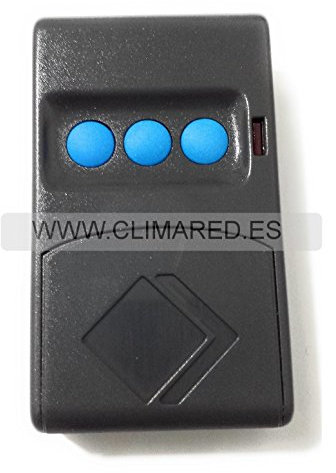 Motorline MX3 mando garaje original código fijo 433,92Mhz, para sistemas Motorline Professional, 3 canales, bateria incluida.