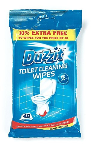 Duzzit 3XToilet Cleaning Wipes 40pk