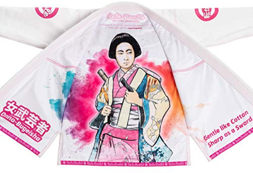 Role Bonito Onna Bugeisha - Kimono de Donna de BJJ (Gi de Jiu-Jitsu Brasiliano) (F3)