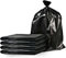 RelianceUK Heavy Duty Black Bin Bags | 18 x 29 x 39 Bin Liners | Refuse Sacks for Indoor & Outdoor Waste | 50 Microns Rubble Sacks Rubbish Garbage Bags for Office, Kitchen, Restaurant (Pack of 100)