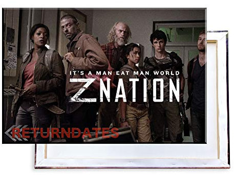Unified Distribution Z Nation - 120x80 cm Kunstdruck auf Leinwand • erstklassige Druckqualität • Dekoration • Wandbild